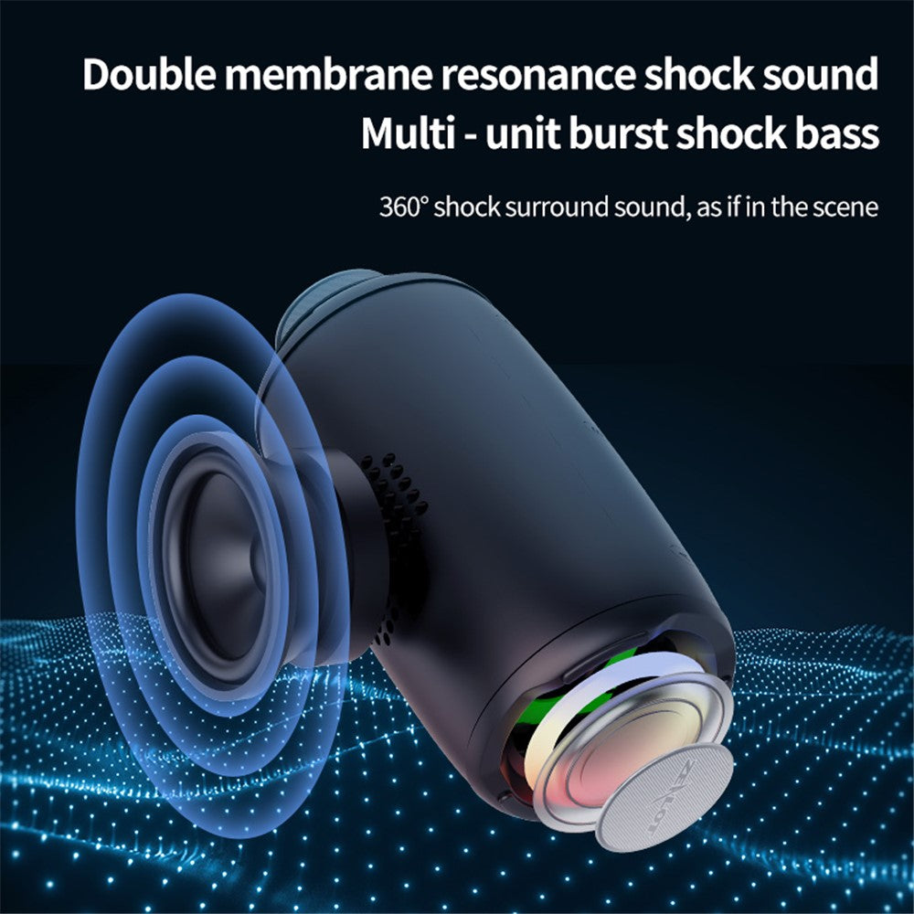 ZEALOT S61 Portable Wireless Speaker Outdoor Bluetooth-compatible Calling Stereo Music Subwoofer