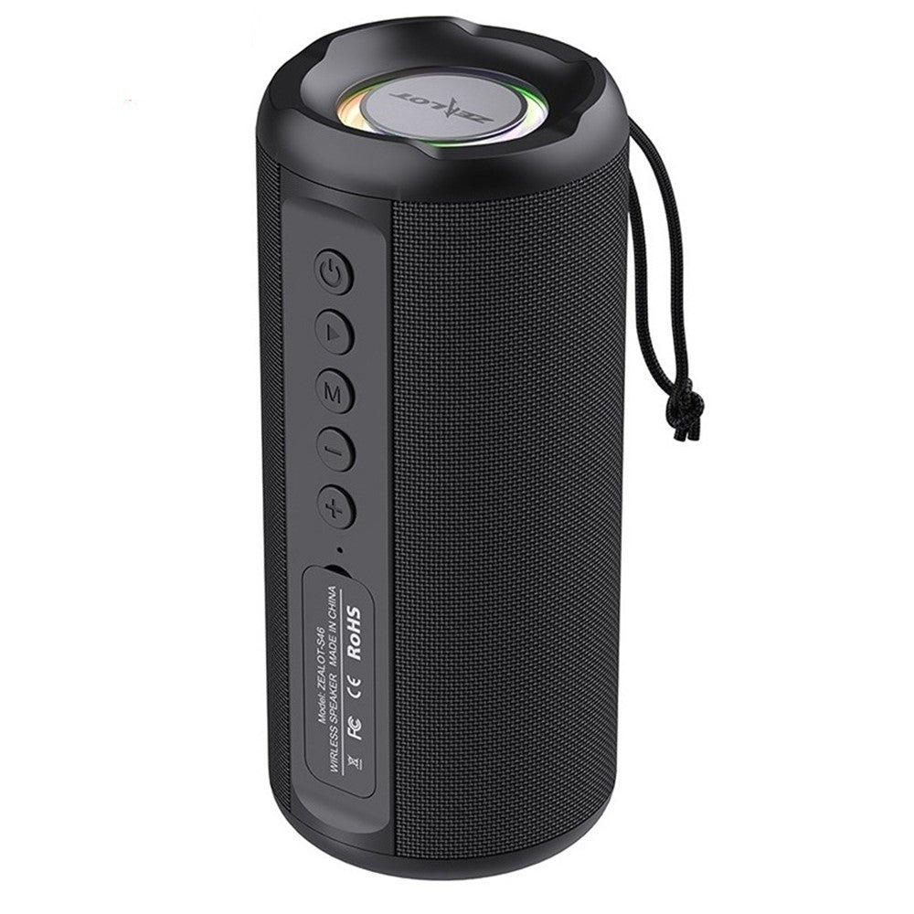 ZEALOT S46 Wireless Bluetooth-compatible Speaker Outdoor IPX5 Waterproof Subwoofer Support AUX/TF Card/U Disk