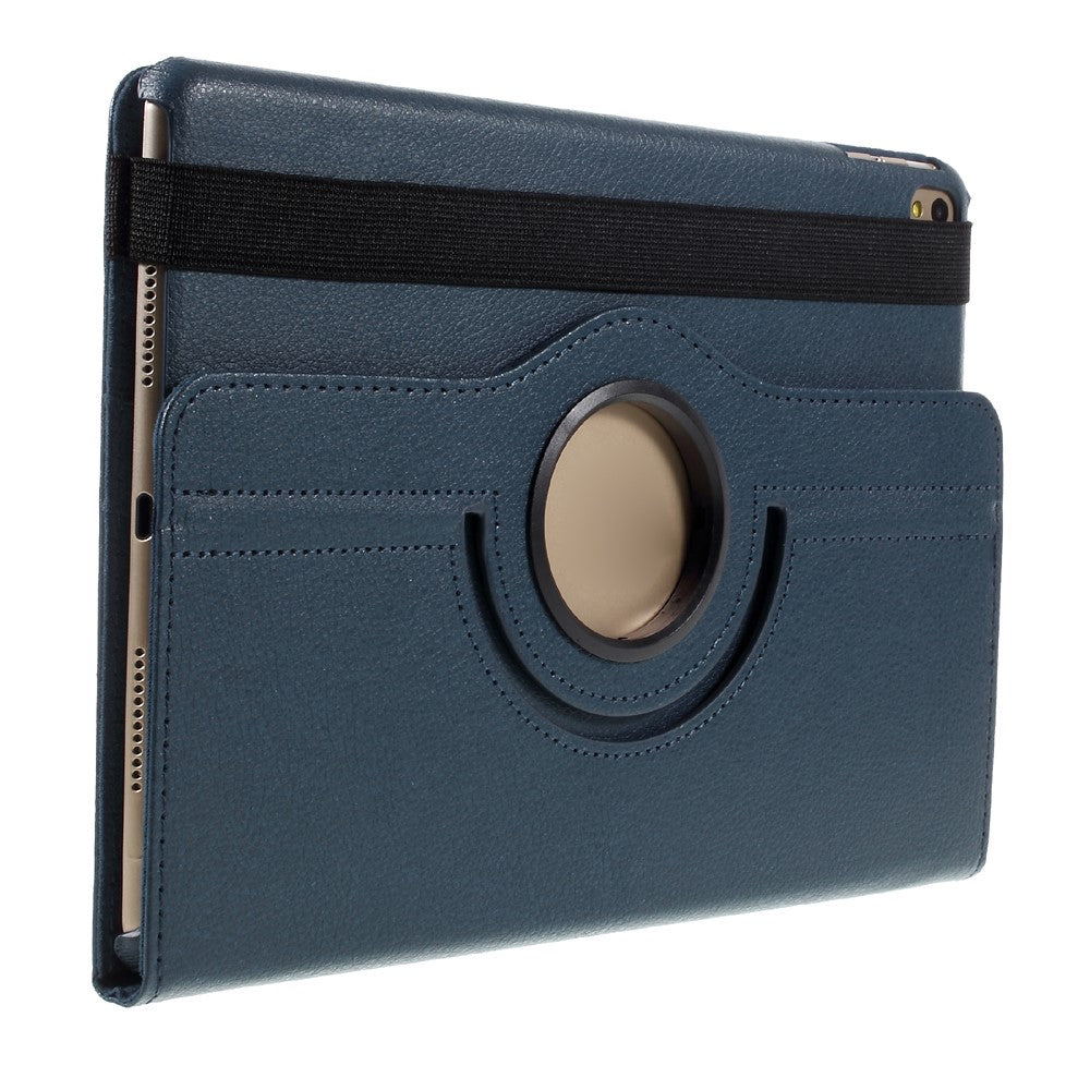 Litchi Skin Full Rotary Leather Stand Shell for iPad Pro 9.7 inch