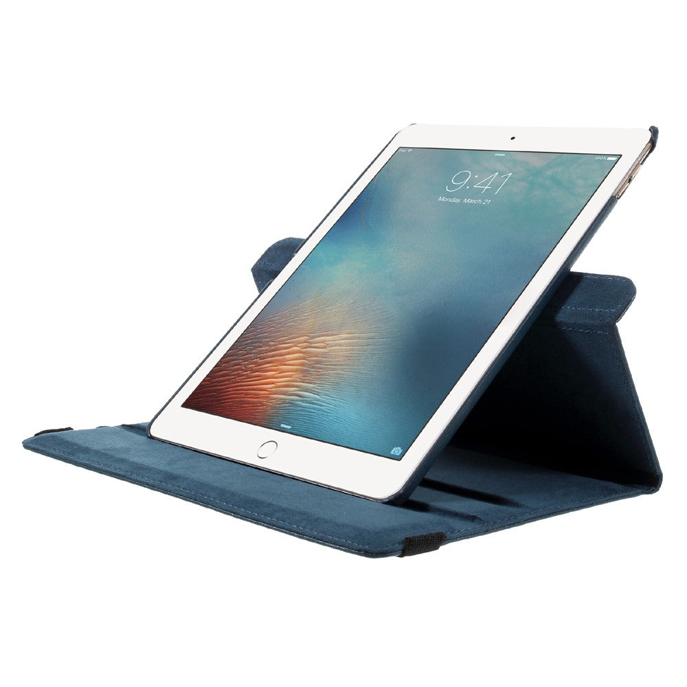 Litchi Skin Full Rotary Leather Stand Shell for iPad Pro 9.7 inch