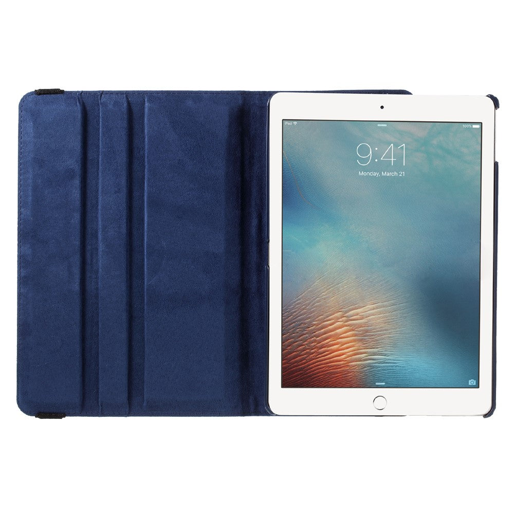 Litchi Skin Full Rotary Leather Stand Shell for iPad Pro 9.7 inch