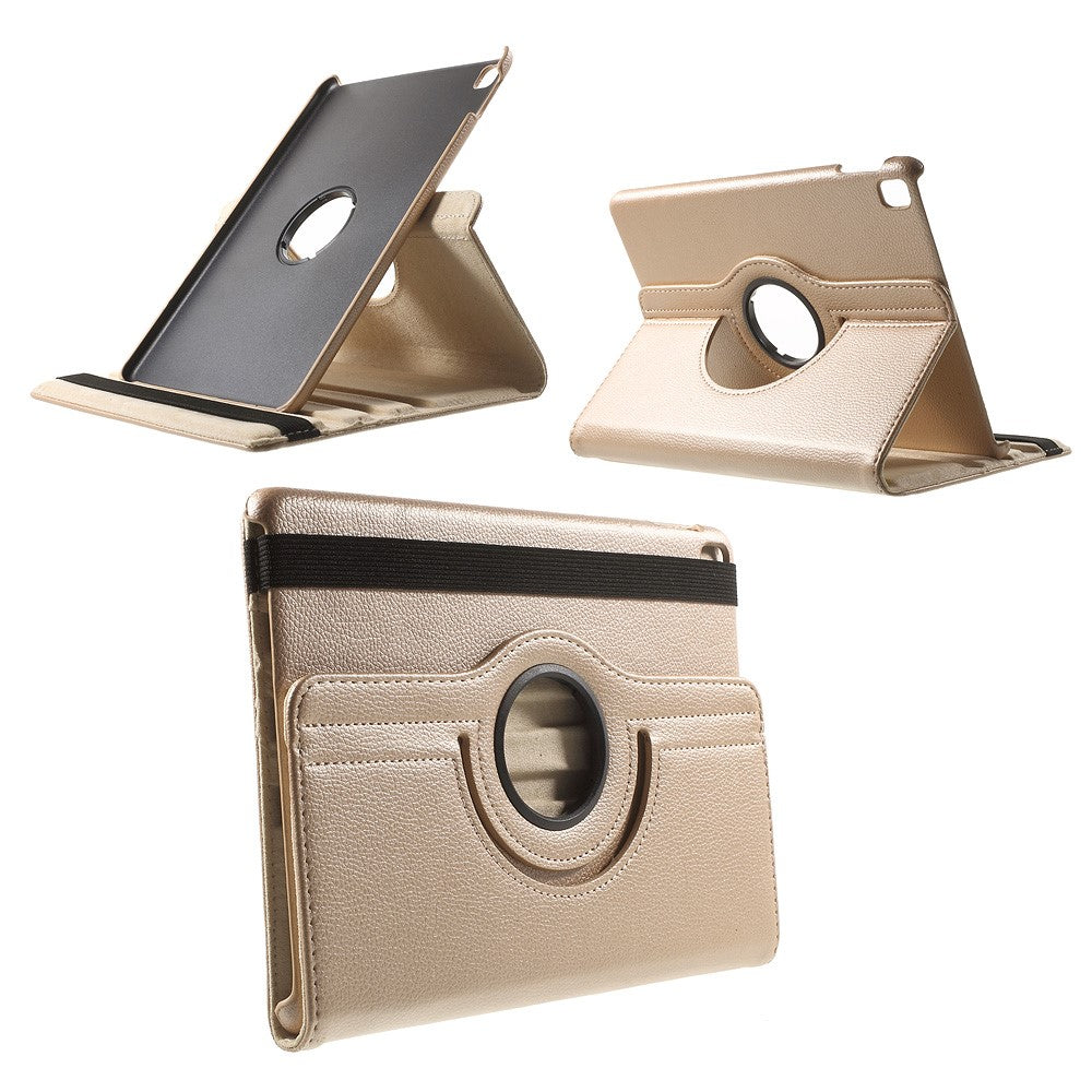 Litchi Skin Full Rotary Leather Stand Shell for iPad Pro 9.7 inch