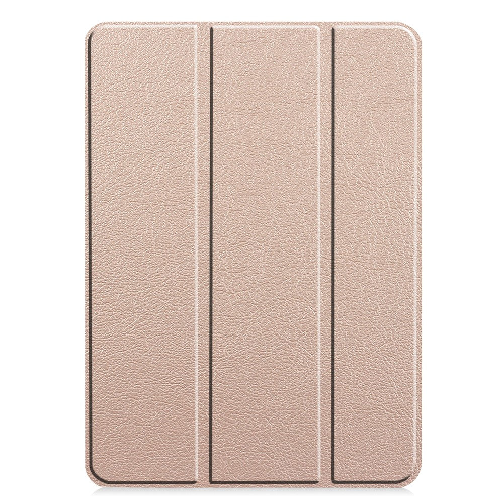 PU Leather Stable Tri-Fold Stand Cover Hard Back Shell with Auto Sleep / Wake for iPad Pro 11-inch (2022) / (2021) / (2020) / (2018)