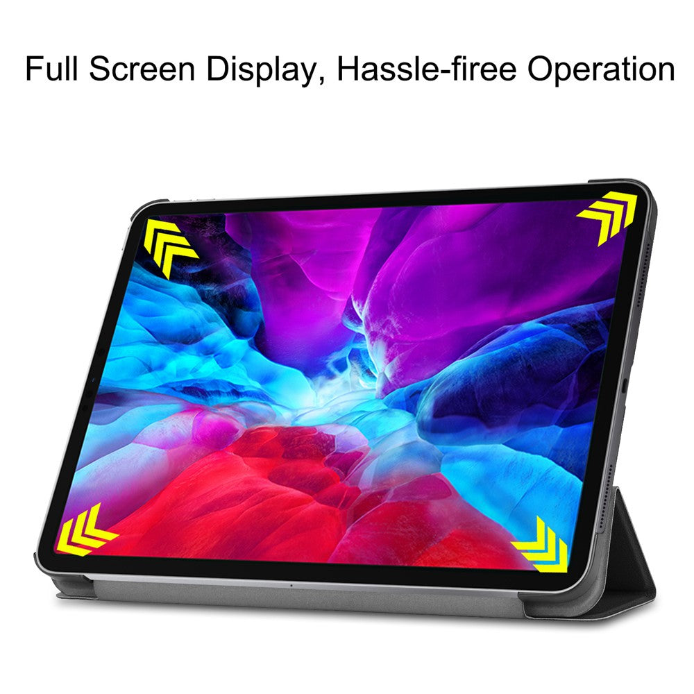 Leather Cover for iPad Air 13 (2026) / (2025) / (2024) / Pro 12.9 (2022) / (2021) / (2020) / (2018) Folio Stand Auto Sleep / Wake Tablet Case