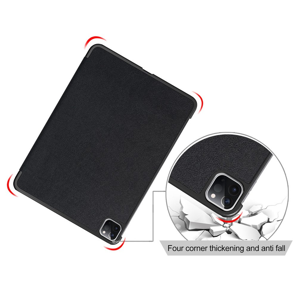 PU Leather Tri-Fold Stand Tablet Case for iPad Air 11 (2026) / (2025) / (2024) / Air (2020) / Air (2022) / Pro 11-inch (2022) / (2021) / (2020)