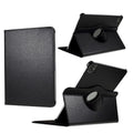 Litchi Skin Leather Case Cover with 360 Rotating Stand for iPad Pro 12.9 (2022) (2021) (2020) (2018)
