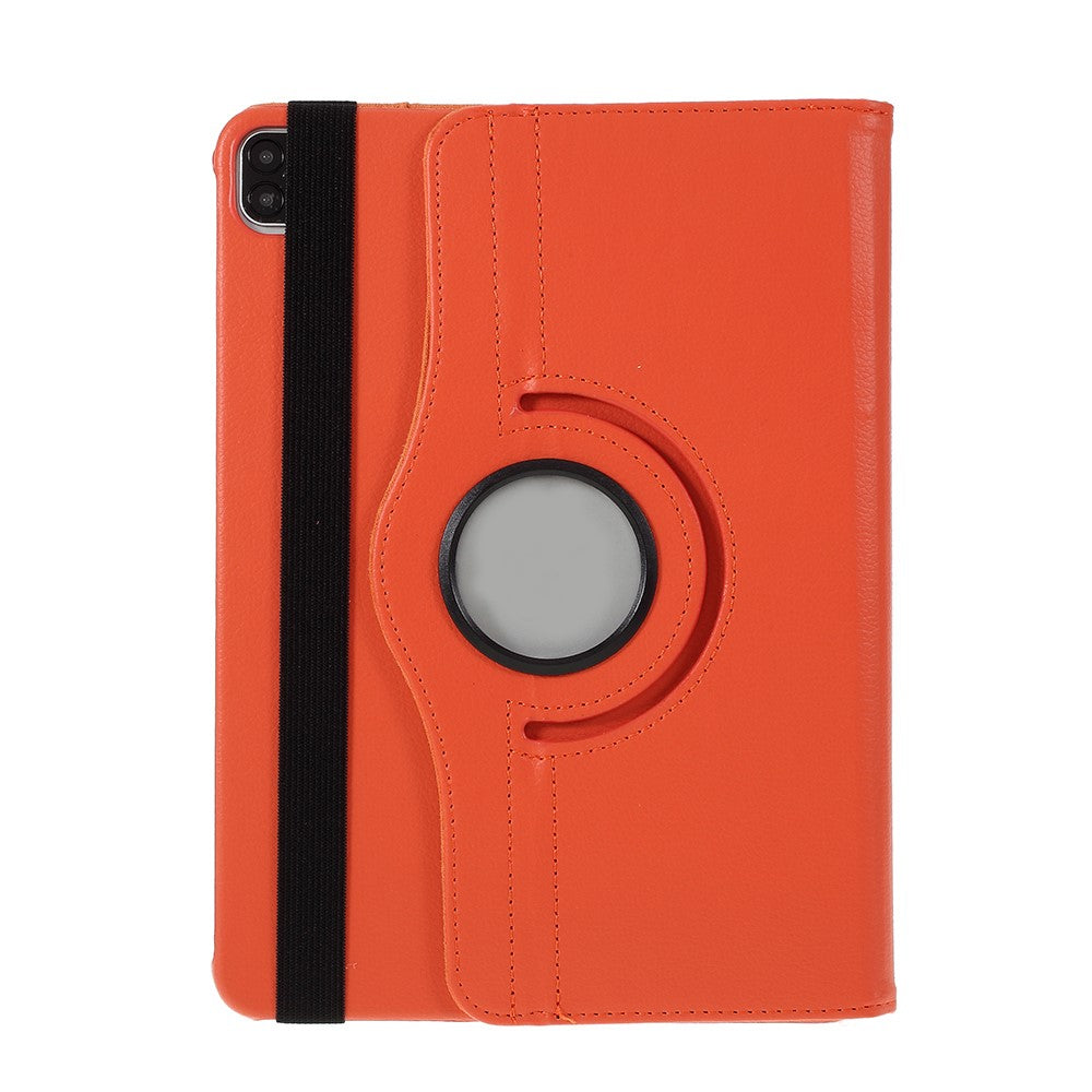 Litchi Skin Leather Case Cover with 360 Rotating Stand for iPad Pro 12.9 (2022) (2021) (2020) (2018)