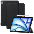 PU Leather Cover for iPad Air 11 (2026) / (2025) / (2024) / Air (2020) / Air (2022) Tri-Fold Stand Folio Tablet Case