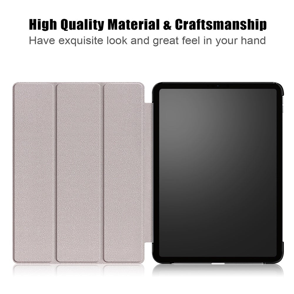PU Leather Cover for iPad Air 11 (2026) / (2025) / (2024) / Air (2020) / Air (2022) Tri-Fold Stand Folio Tablet Case