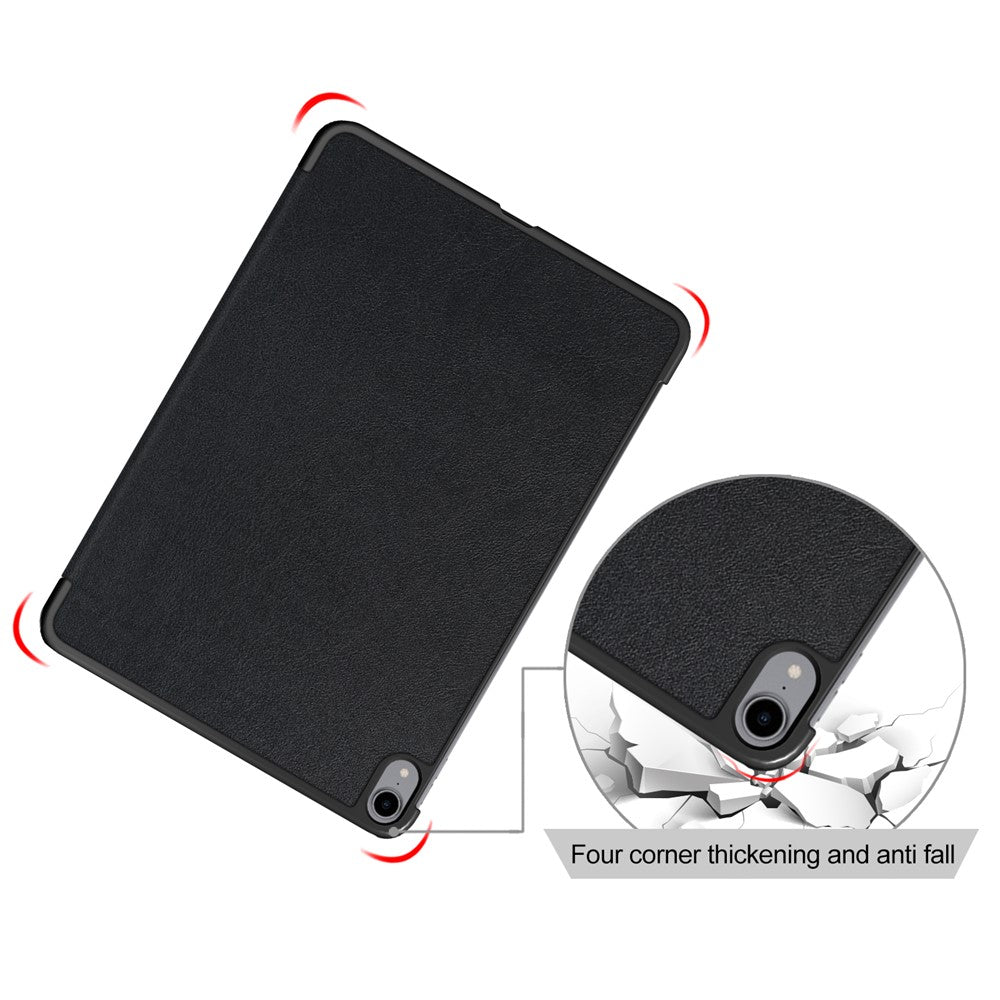 PU Leather Cover for iPad Air 11 (2026) / (2025) / (2024) / Air (2020) / Air (2022) Tri-Fold Stand Folio Tablet Case