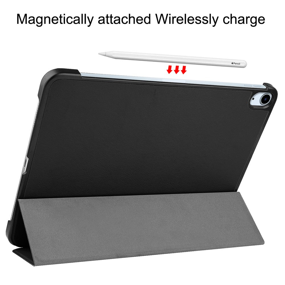 Litch Skin PU Leather Tri-Fold Stand Tablet Case for iPad Air 11 (2026) / (2025) / (2024) / Air (2022) / (2020)