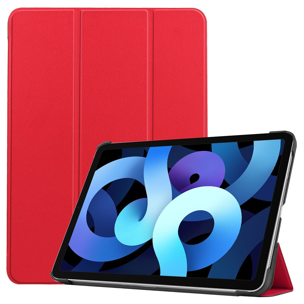 Litch Skin PU Leather Tri-Fold Stand Tablet Case for iPad Air 11 (2026) / (2025) / (2024) / Air (2022) / (2020)