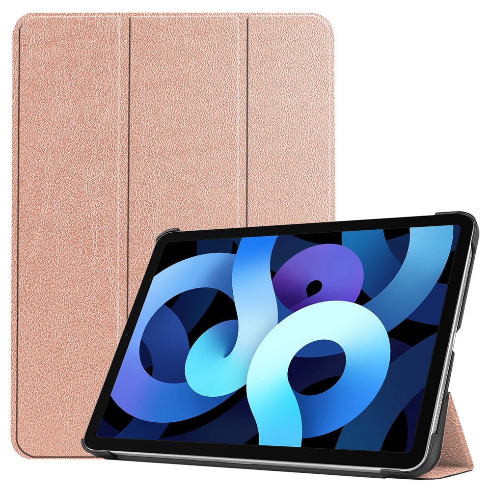 Litch Skin PU Leather Tri-Fold Stand Tablet Case for iPad Air 11 (2026) / (2025) / (2024) / Air (2022) / (2020)