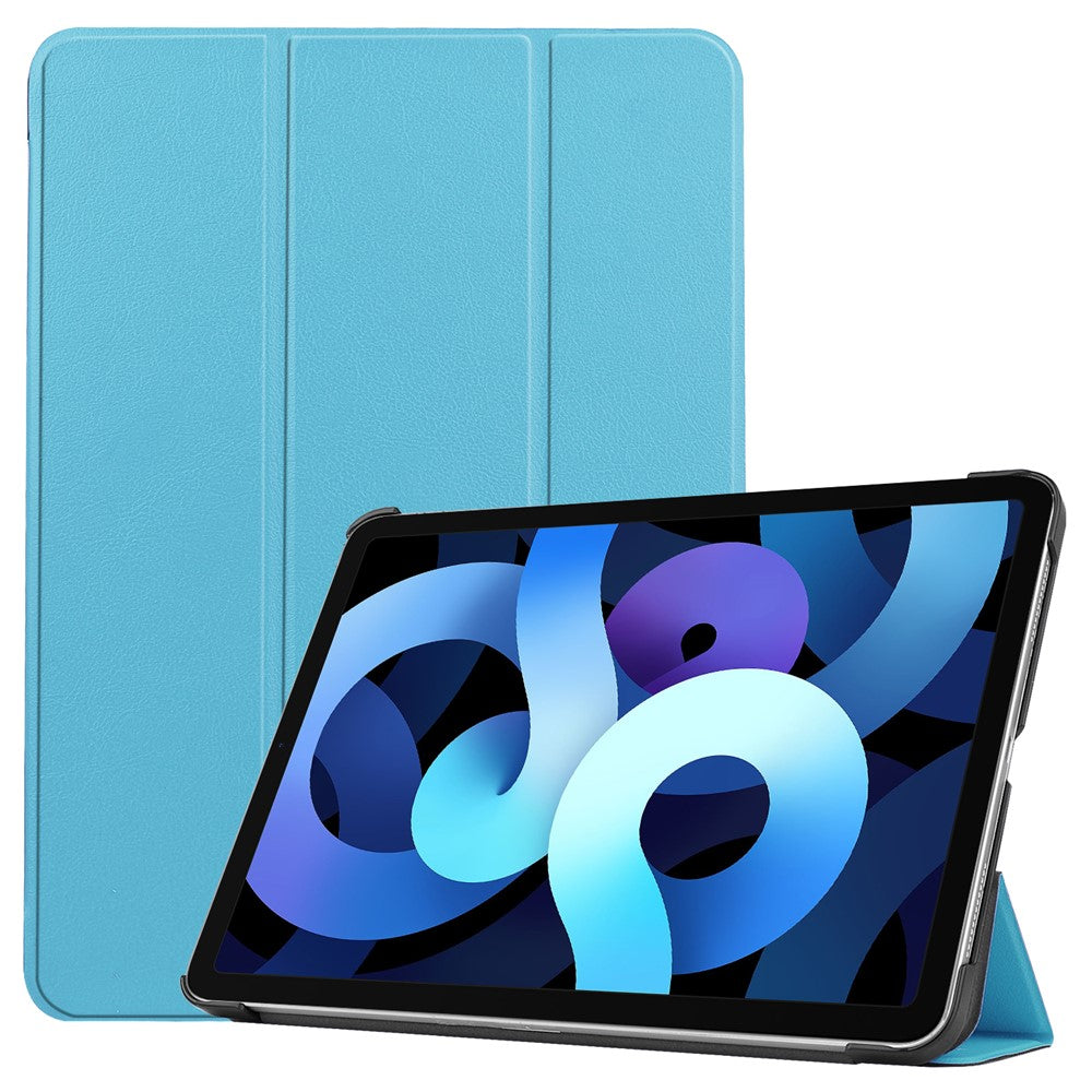 Litch Skin PU Leather Tri-Fold Stand Tablet Case for iPad Air 11 (2026) / (2025) / (2024) / Air (2022) / (2020)