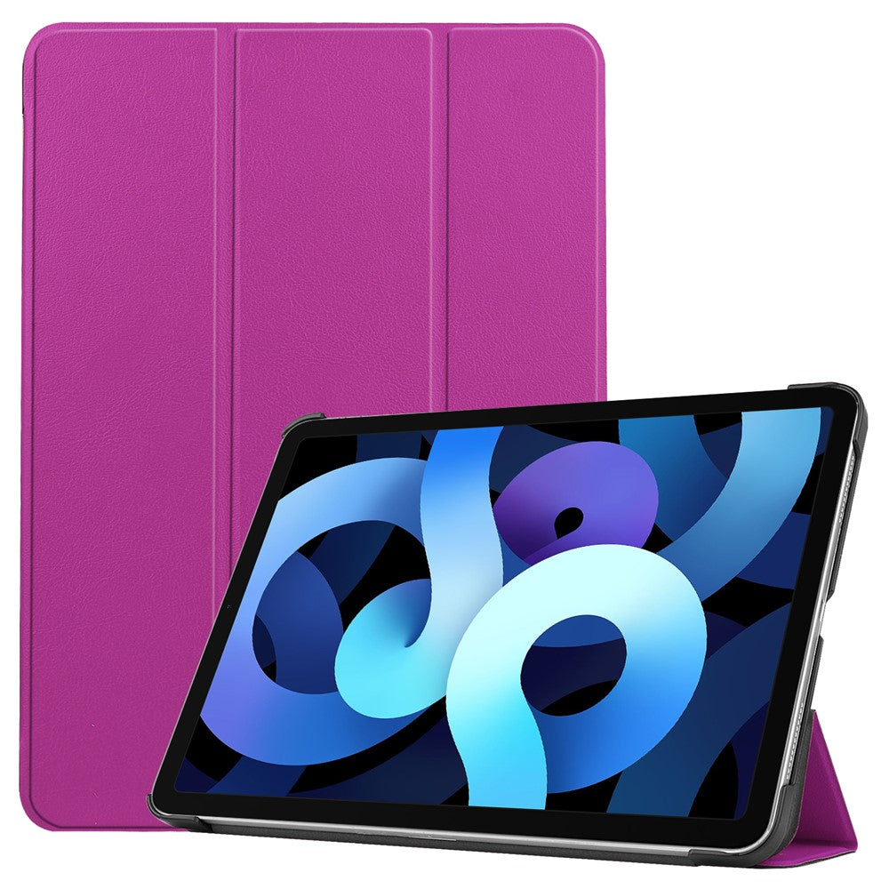Litch Skin PU Leather Tri-Fold Stand Tablet Case for iPad Air 11 (2026) / (2025) / (2024) / Air (2022) / (2020)