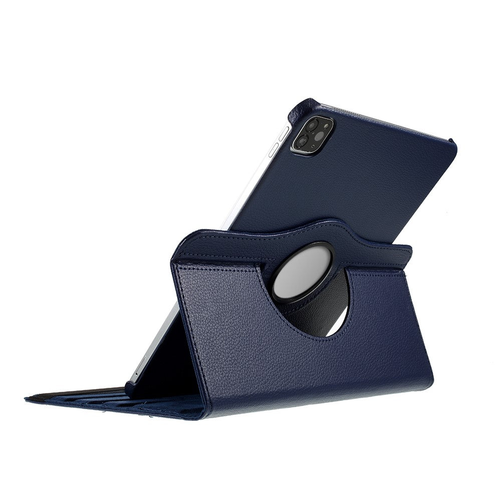 Rotating Stand Leather Case for iPad Air 11 (2026) / (2025) / (2024) / Air (2020) / (2022) with Unique Circle Hollow Design