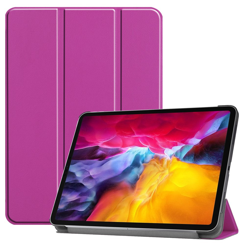 Stable Tri-fold Stand Auto Sleep/Wake Leather Stand Case for iPad Pro 11-inch (2021)