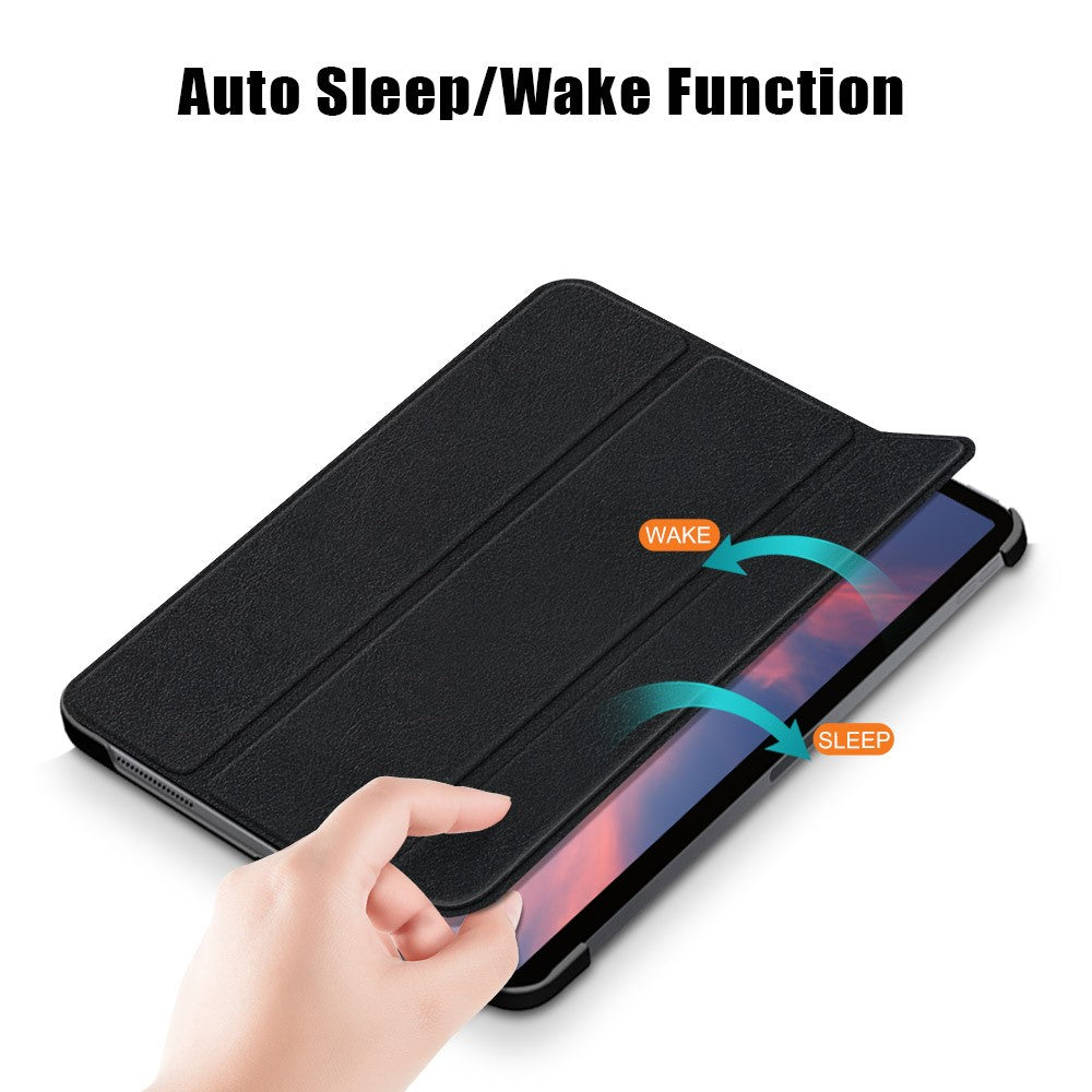 Tablet PU Leather Case Tri-fold Stand Case for iPad Pro 11-inch (2021) / (2020) / (2022) / Air (2020) / Air (2022)