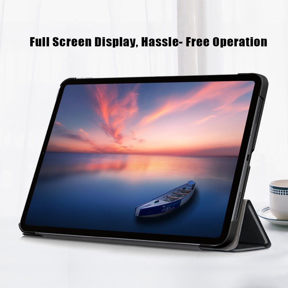 Tablet PU Leather Case Tri-fold Stand Case for iPad Pro 11-inch (2021) / (2020) / (2022) / Air (2020) / Air (2022)