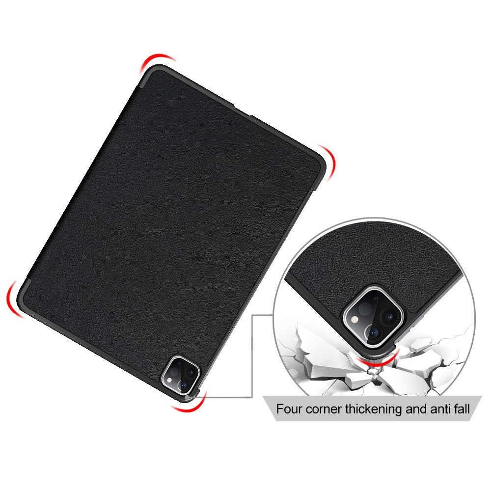 Tablet PU Leather Case Tri-fold Stand Case for iPad Pro 11-inch (2021) / (2020) / (2022) / Air (2020) / Air (2022)