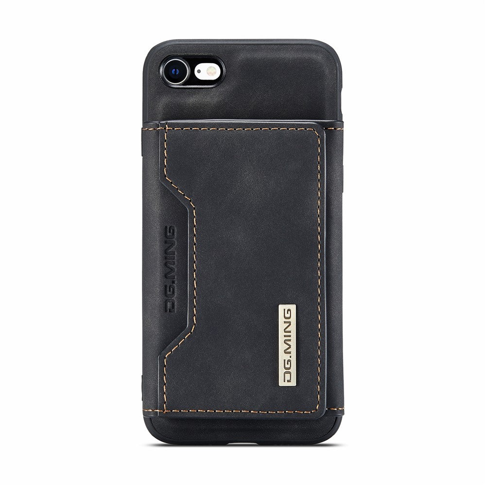 DG.MING M2 Series Multi-Function Magnetic Detachable Wallet Kickstand Flip Hybrid Case Cover for iPhone 7 4.7 inch/8 4.7 inch/SE (2020)/SE (2022)