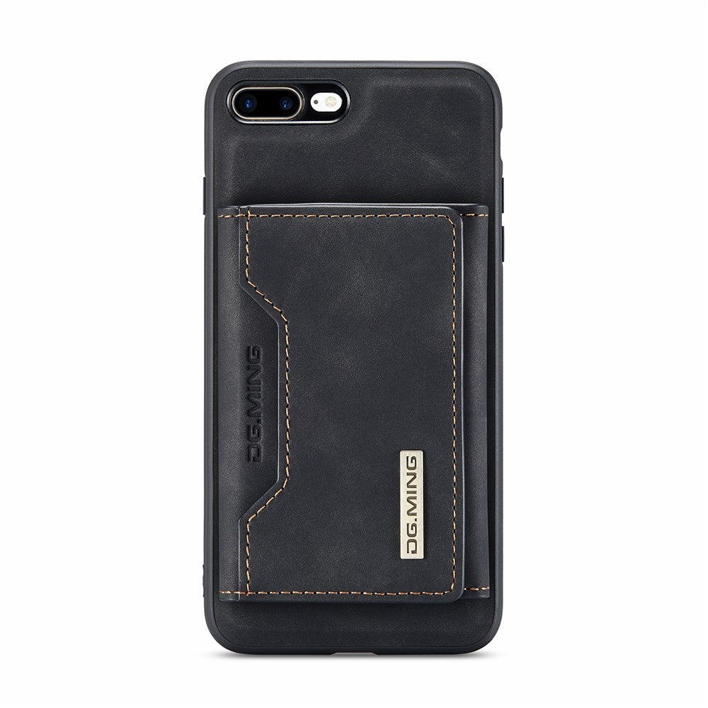 DG.MING M2 Series Detachable Wallet Leather Case Kickstand Magnetic Cover Compatible with Wireless Charging for iPhone 7 Plus 5.5 inch / 8 Plus 5.5 inch