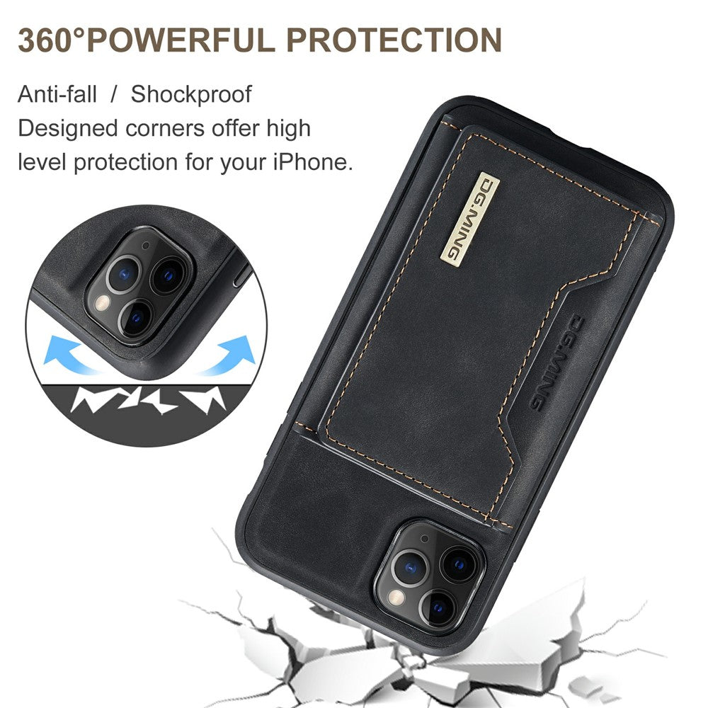 DG.MING M2 Series Detachable Wallet 2-in-1 Wireless Charging All-Inclusive Hybrid Case for iPhone 11 Pro Max 6.5 inch