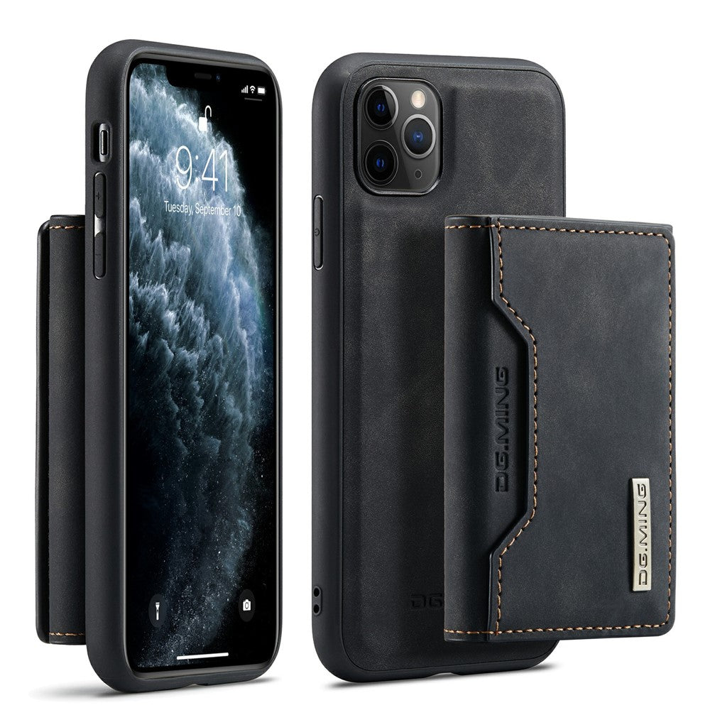 DG.MING M2 Series Anti-Fall Magnetic Wallet All-Inclusive Hybrid Case for iPhone 11 Pro 5.8 inch