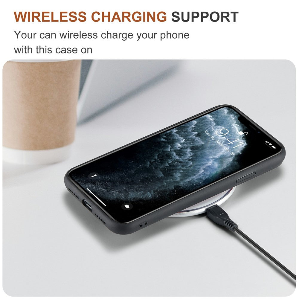 DG.MING M2 Series Anti-Fall Magnetic Wallet All-Inclusive Hybrid Case for iPhone 11 Pro 5.8 inch