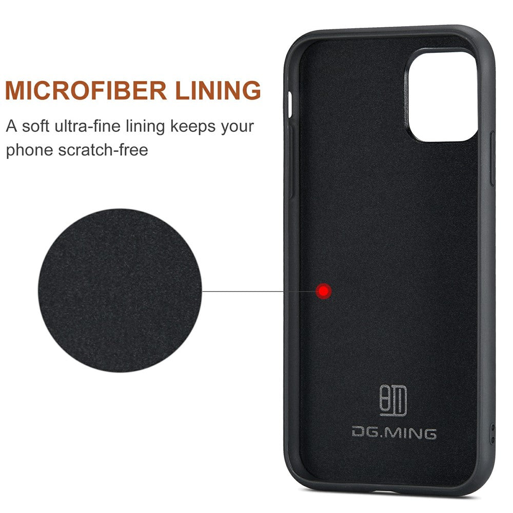DG.MING M2 Series Anti-Fall Magnetic Wallet All-Inclusive Hybrid Case for iPhone 11 Pro 5.8 inch