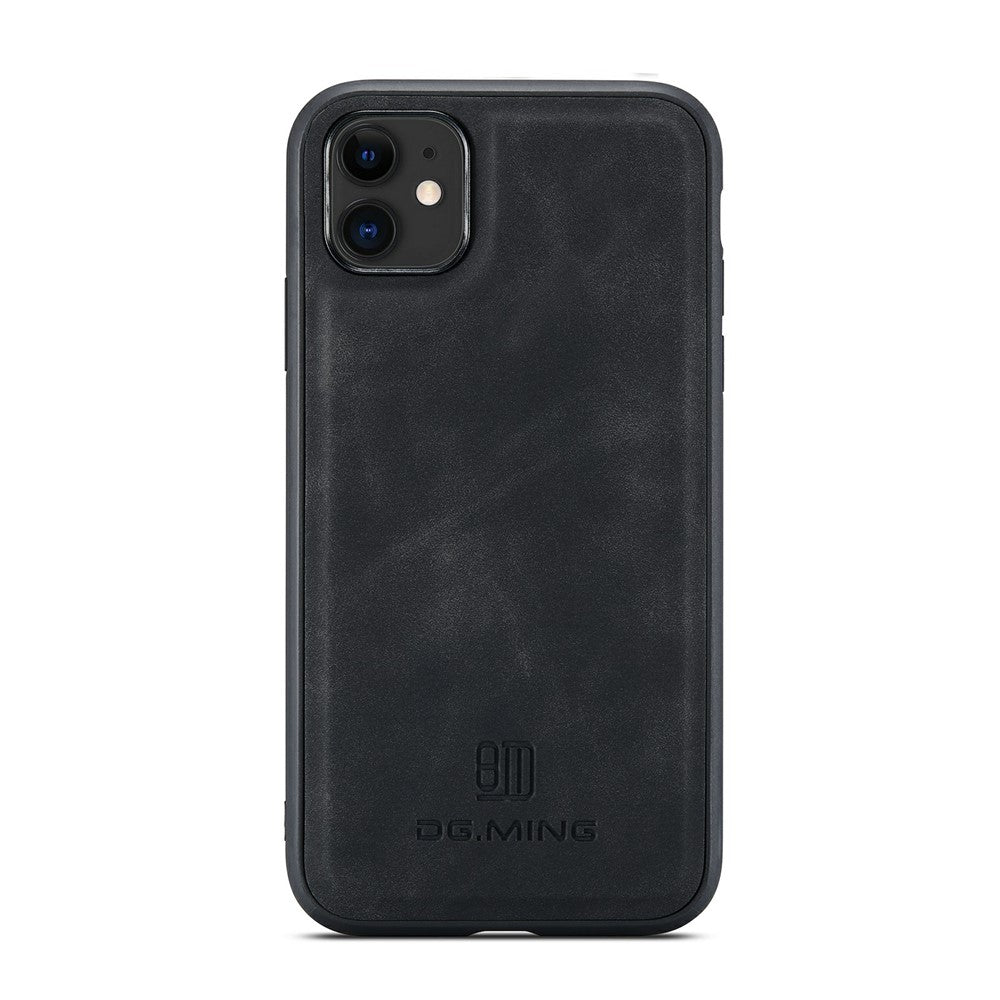 DG.MING M2 Series Detachable Wallet 2-in-1 Wireless Charging Hybrid Phone Cover Shell with Horizontal-Viewing Kickstand for iPhone 11 6.1 inch