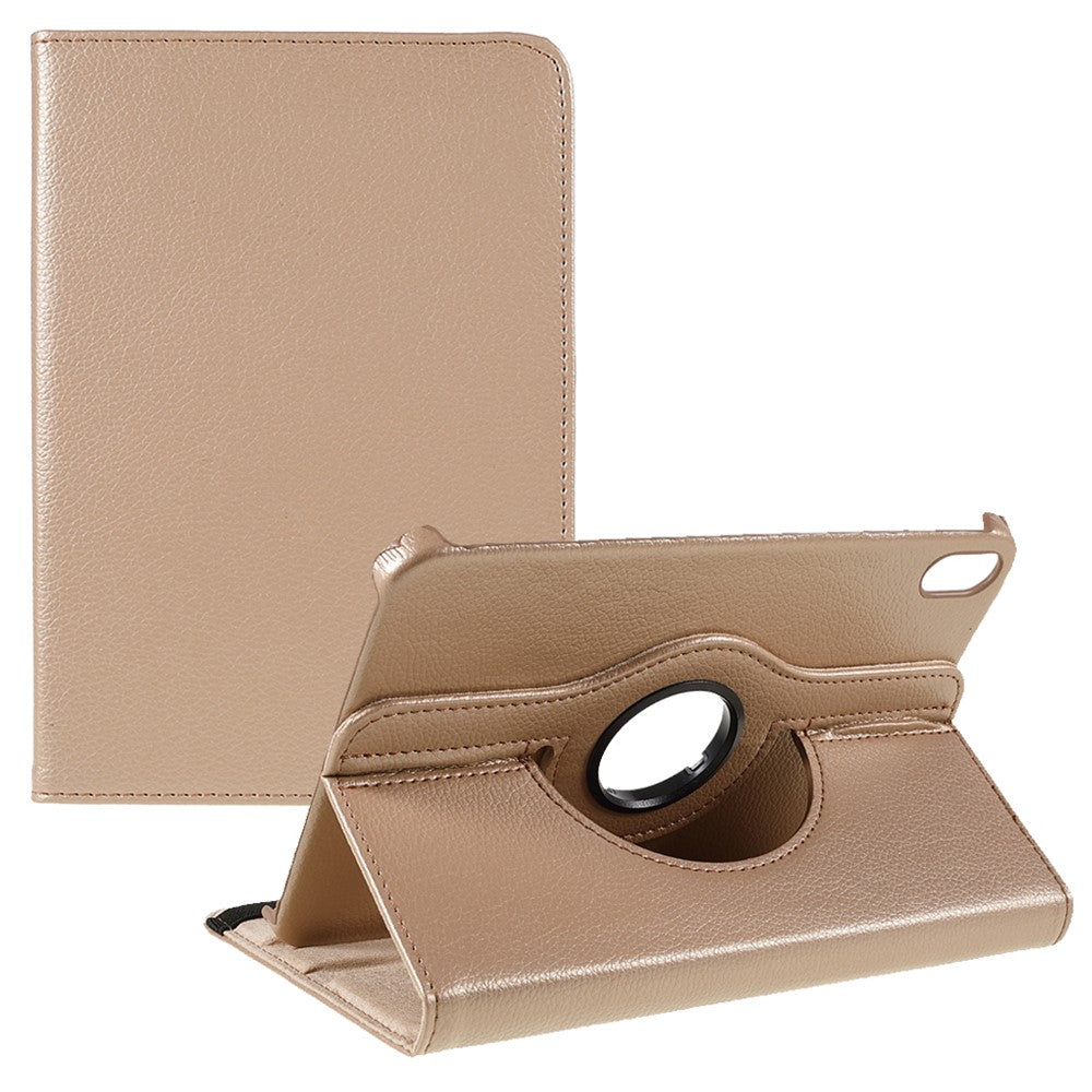 360 Degree Swiveling Stand Litchi Texture Leather Tablet Case Cover for iPad mini (2024) / mini (2024) / mini (2021)