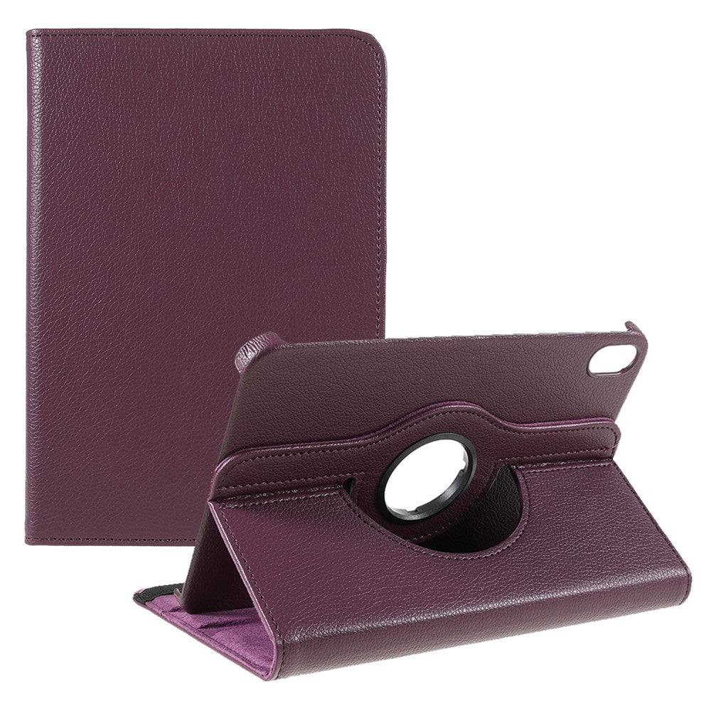 360 Degree Swiveling Stand Litchi Texture Leather Tablet Case Cover for iPad mini (2024) / mini (2024) / mini (2021)