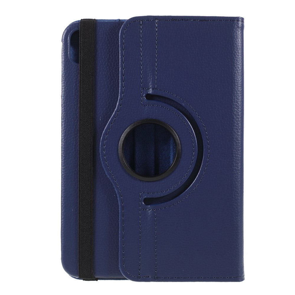 360 Degree Swiveling Stand Litchi Texture Leather Tablet Case Cover for iPad mini (2024) / mini (2024) / mini (2021)