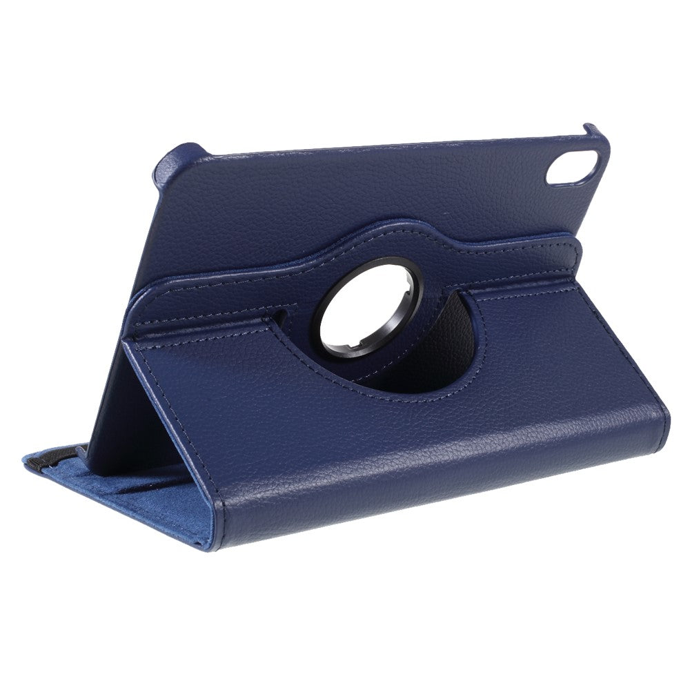 360 Degree Swiveling Stand Litchi Texture Leather Tablet Case Cover for iPad mini (2024) / mini (2024) / mini (2021)