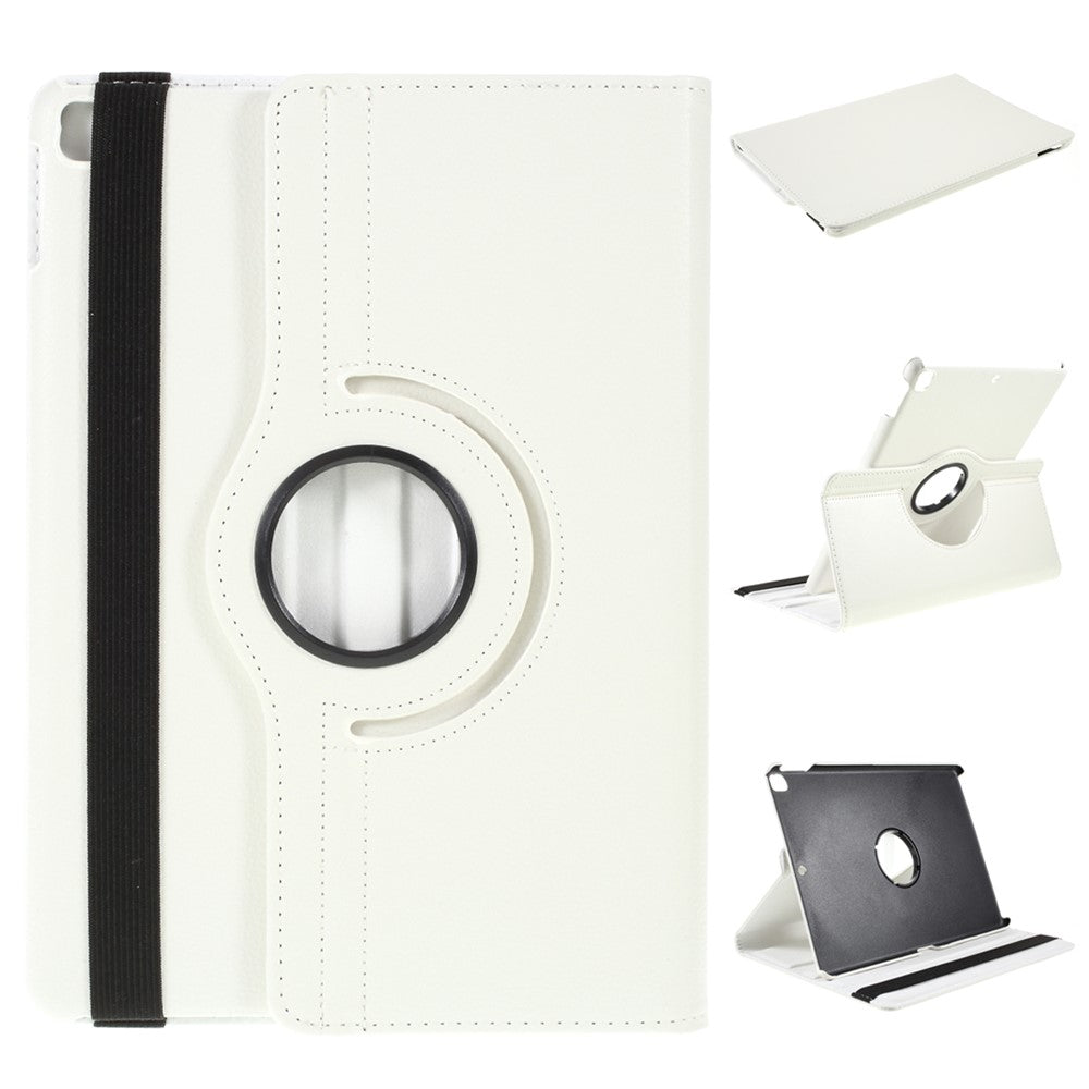 Leather Cover for iPad Air 10.5 (2019)/Pro 10.5 (2017)/iPad 10.2 (2021)/(2020)/(2019) Litchi Texture Rotary Stand Tablet Case