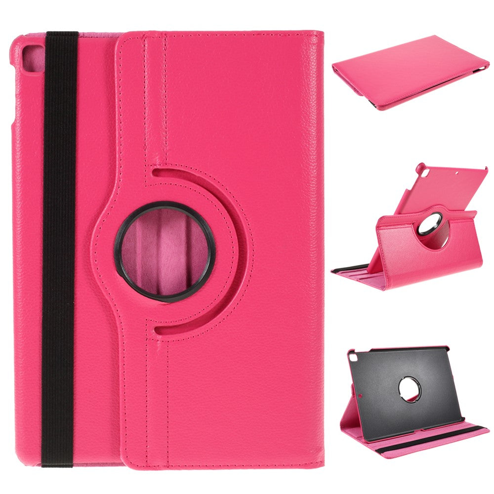 Leather Cover for iPad Air 10.5 (2019)/Pro 10.5 (2017)/iPad 10.2 (2021)/(2020)/(2019) Litchi Texture Rotary Stand Tablet Case