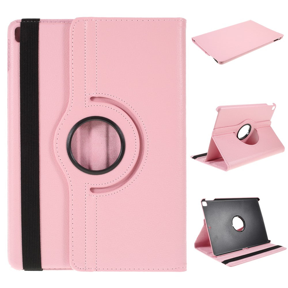 Leather Cover for iPad Air 10.5 (2019)/Pro 10.5 (2017)/iPad 10.2 (2021)/(2020)/(2019) Litchi Texture Rotary Stand Tablet Case
