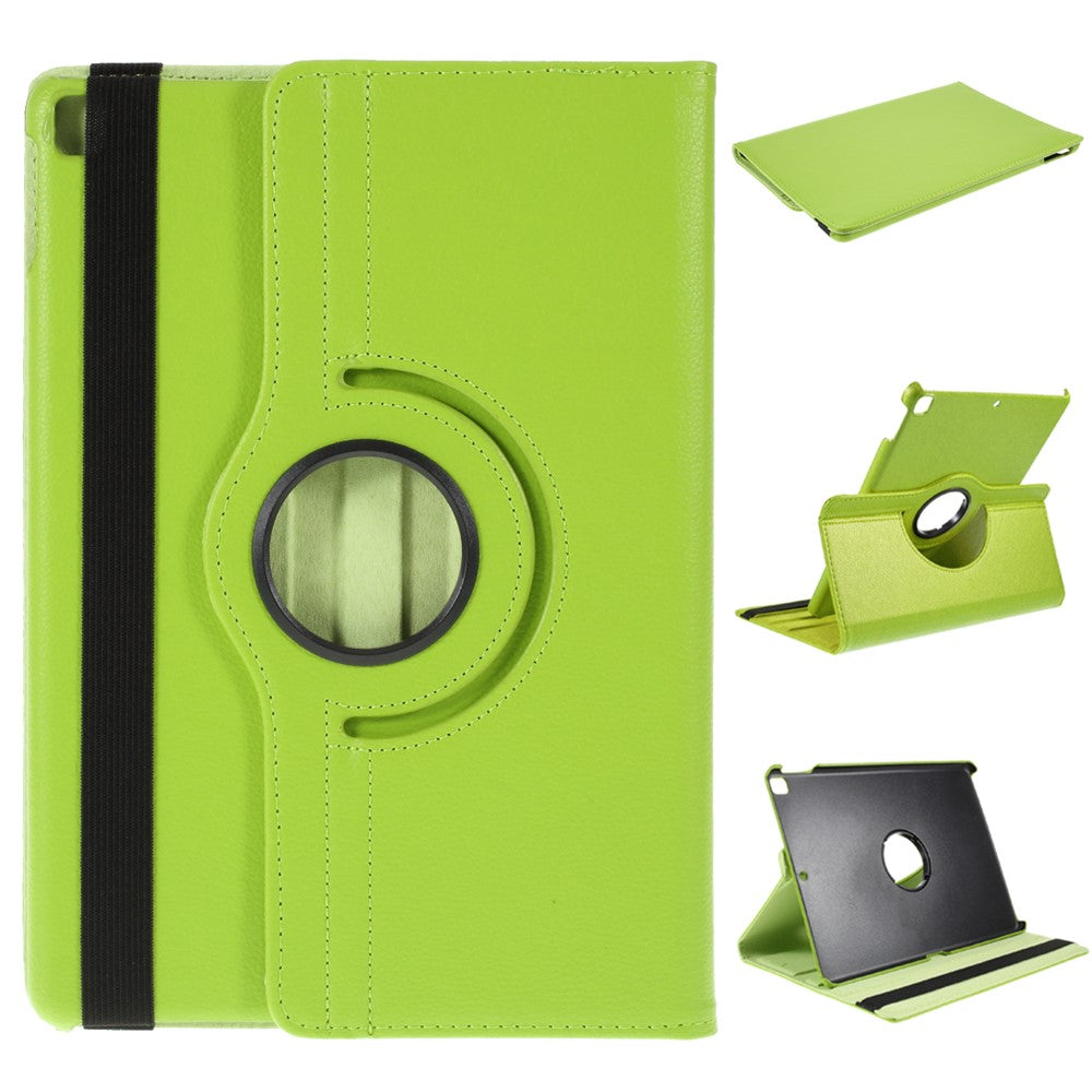 Leather Cover for iPad Air 10.5 (2019)/Pro 10.5 (2017)/iPad 10.2 (2021)/(2020)/(2019) Litchi Texture Rotary Stand Tablet Case