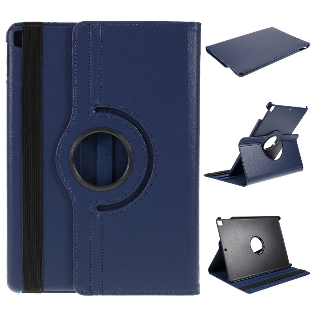 Leather Cover for iPad Air 10.5 (2019)/Pro 10.5 (2017)/iPad 10.2 (2021)/(2020)/(2019) Litchi Texture Rotary Stand Tablet Case