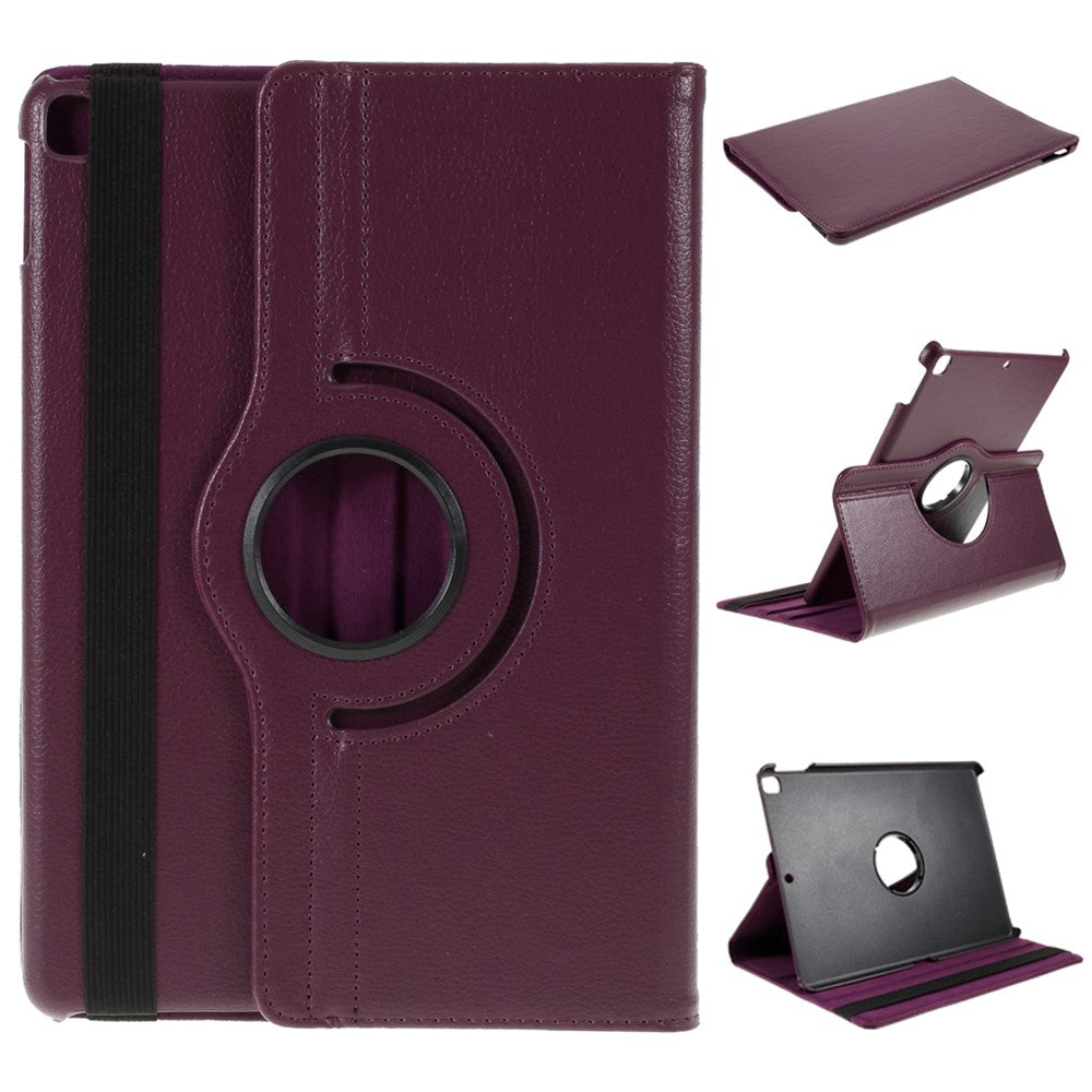 Leather Cover for iPad Air 10.5 (2019)/Pro 10.5 (2017)/iPad 10.2 (2021)/(2020)/(2019) Litchi Texture Rotary Stand Tablet Case