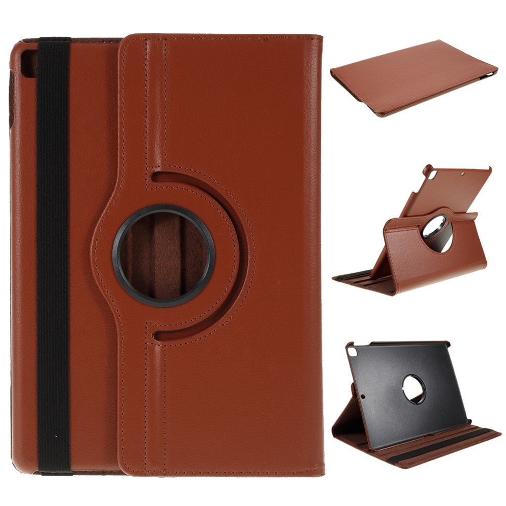 Leather Cover for iPad Air 10.5 (2019)/Pro 10.5 (2017)/iPad 10.2 (2021)/(2020)/(2019) Litchi Texture Rotary Stand Tablet Case