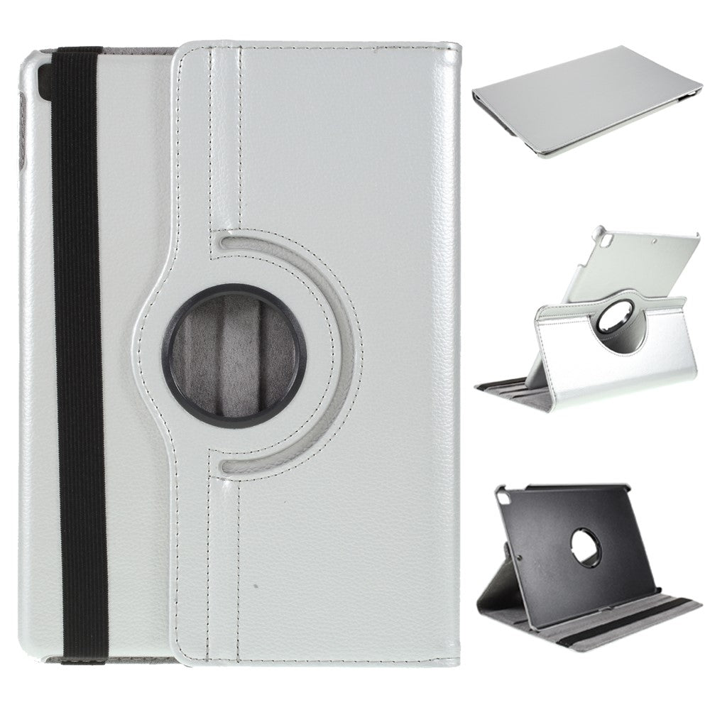 Leather Cover for iPad Air 10.5 (2019)/Pro 10.5 (2017)/iPad 10.2 (2021)/(2020)/(2019) Litchi Texture Rotary Stand Tablet Case