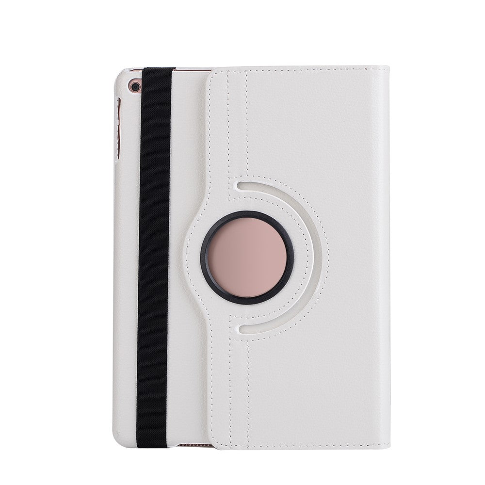 For iPad 9.7 (2018)/(2017) Litchi Texture 360 Degree Rotary Stand Smart Leather Tablet Case