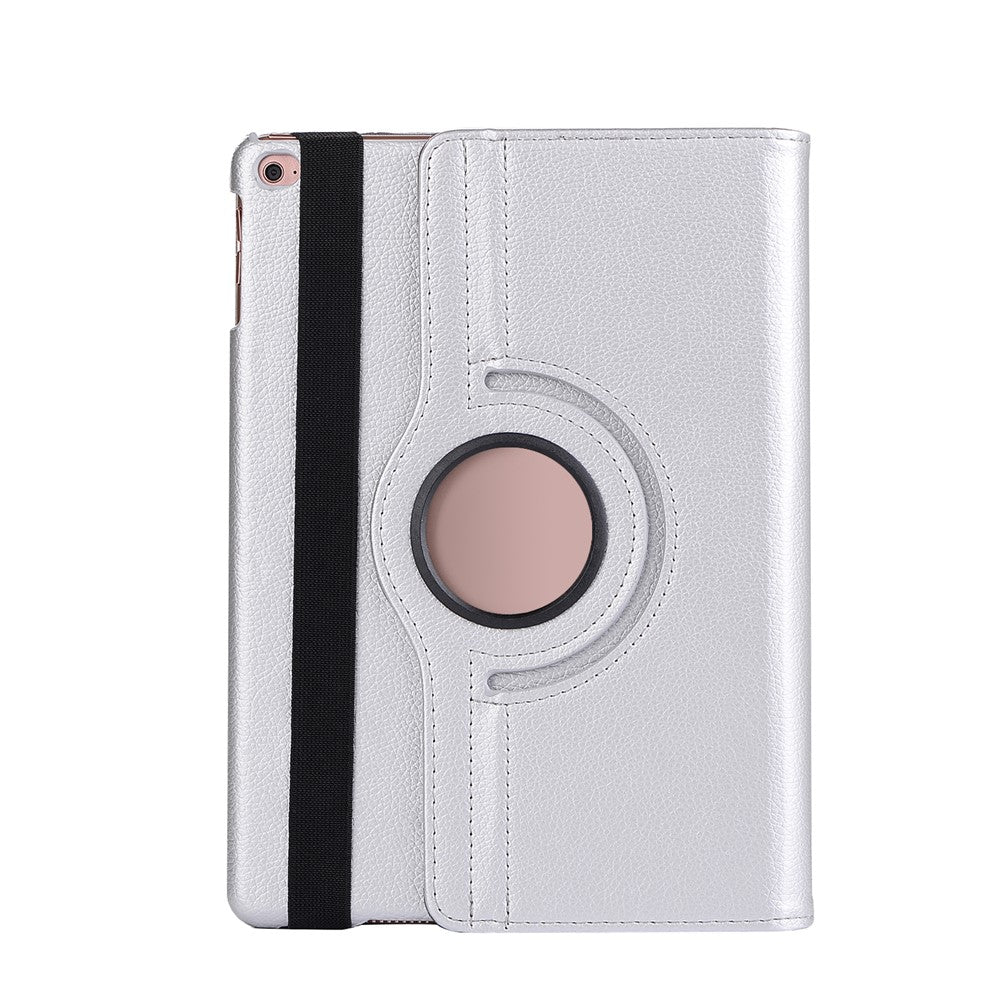For iPad 9.7 (2018)/(2017) Litchi Texture 360 Degree Rotary Stand Smart Leather Tablet Case