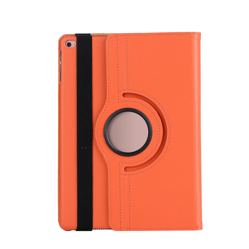 For iPad 9.7 (2018)/(2017) Litchi Texture 360 Degree Rotary Stand Smart Leather Tablet Case