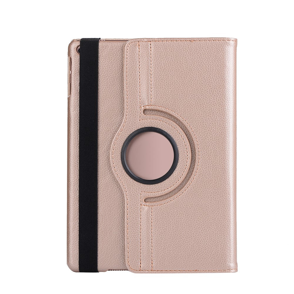 For iPad 9.7 (2018)/(2017) Litchi Texture 360 Degree Rotary Stand Smart Leather Tablet Case
