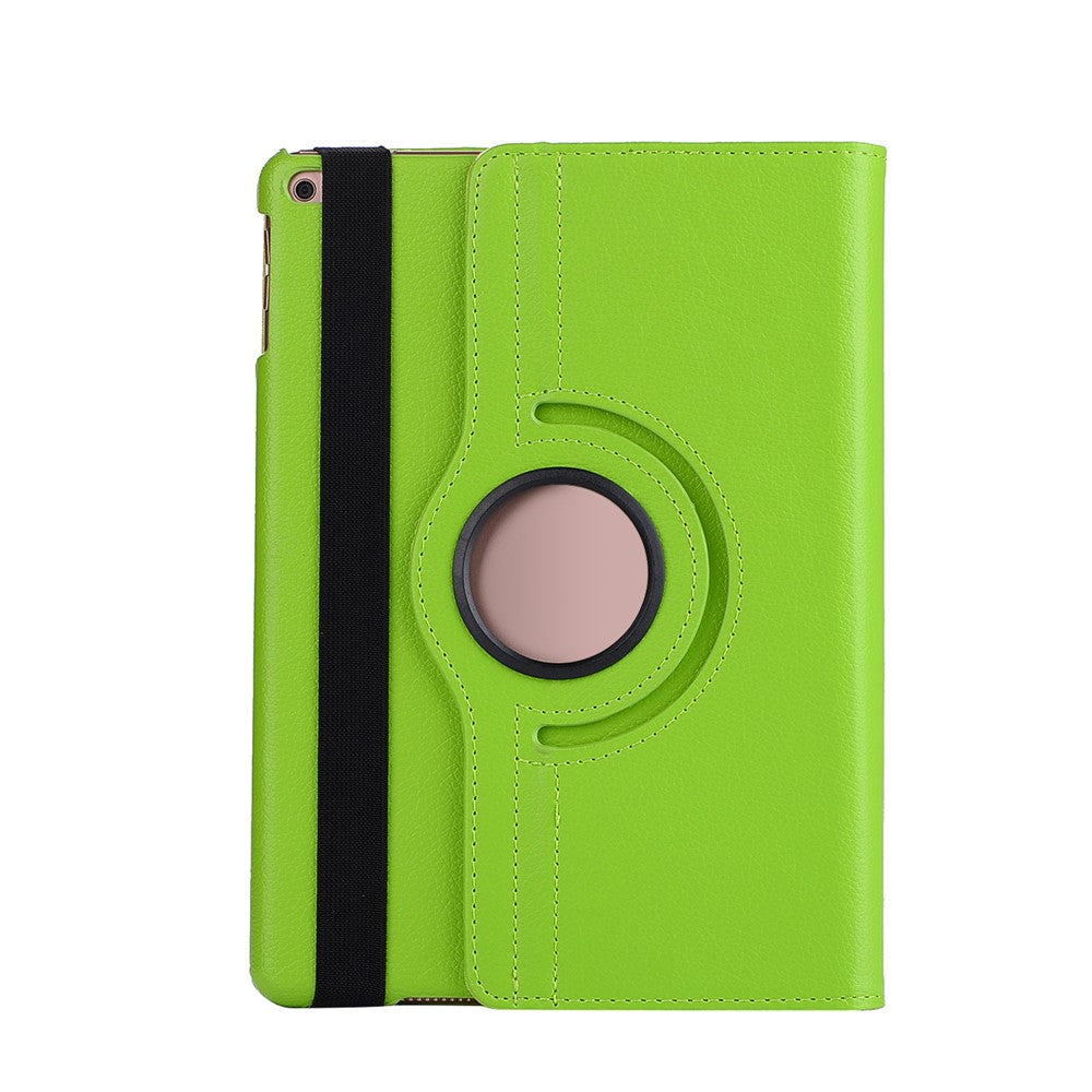 For iPad 9.7 (2018)/(2017) Litchi Texture 360 Degree Rotary Stand Smart Leather Tablet Case