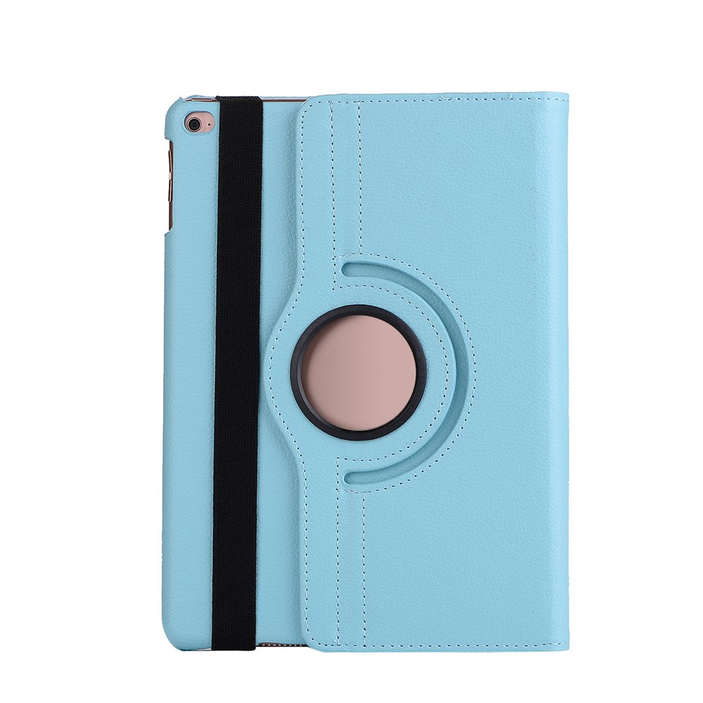 For iPad 9.7 (2018)/(2017) Litchi Texture 360 Degree Rotary Stand Smart Leather Tablet Case