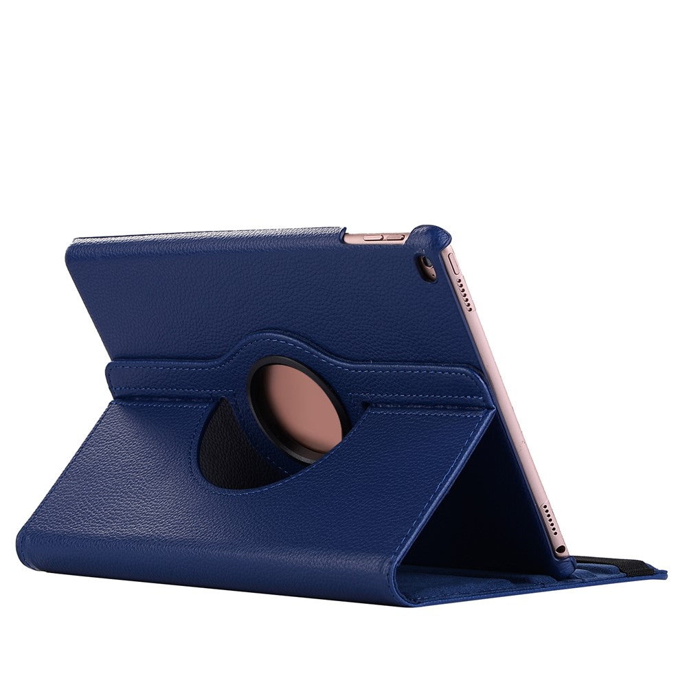 For iPad 9.7 (2018)/(2017) Litchi Texture 360 Degree Rotary Stand Smart Leather Tablet Case